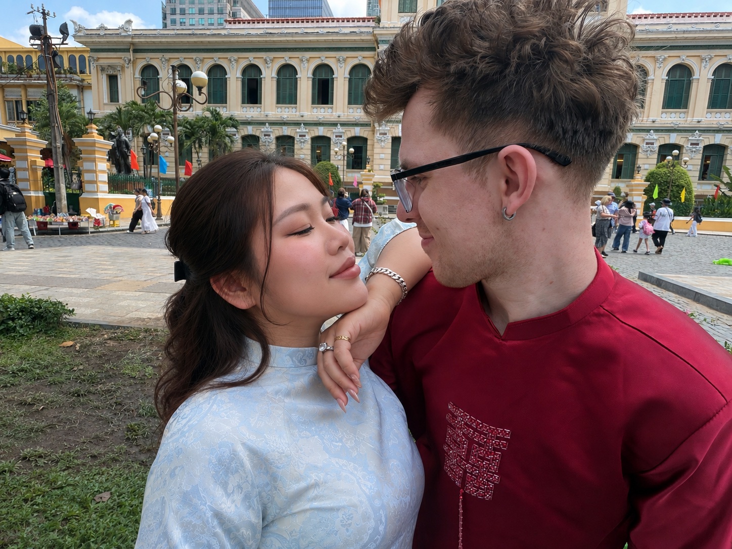 Silas und Chi in Ho-Chi-Minh-Stadt